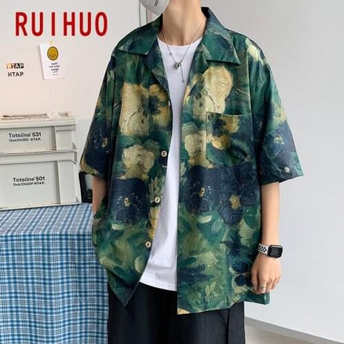 RUIHUO Men's Shirts