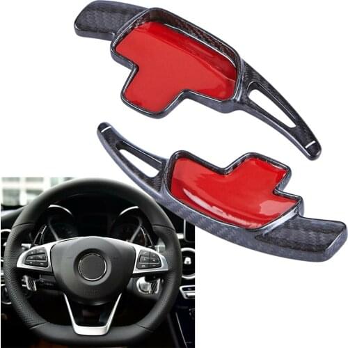 Steering Wheel Shift Lever 2pcs Extension Replacement for Benz W176 W205 W212 W222 W246 C117 W218 GLC
