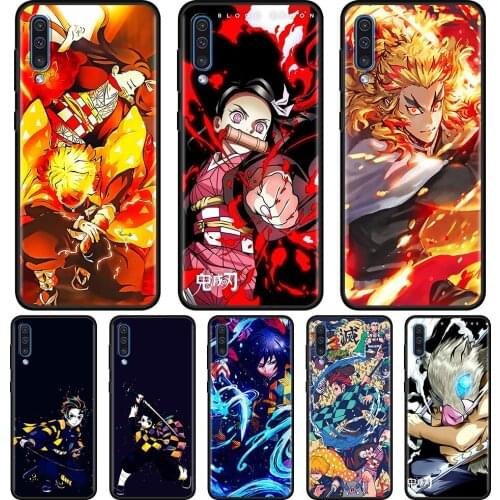 Anime Demon Slayer Case For Samsung Galaxy A50 A70 A10 A20e A30 A40 A20s A10s A10e A80 A90 A60 A30s TPU Shell Silicone Cover