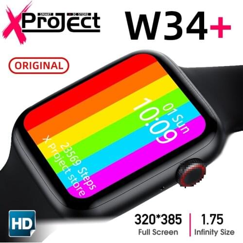 W34+ pro Smart Watch Bluetooth Call Heart Rate ECG Smartwatch reloj Watches pk IWO 8 12 13 haylou amazfit gts neo W26 W46 ls02