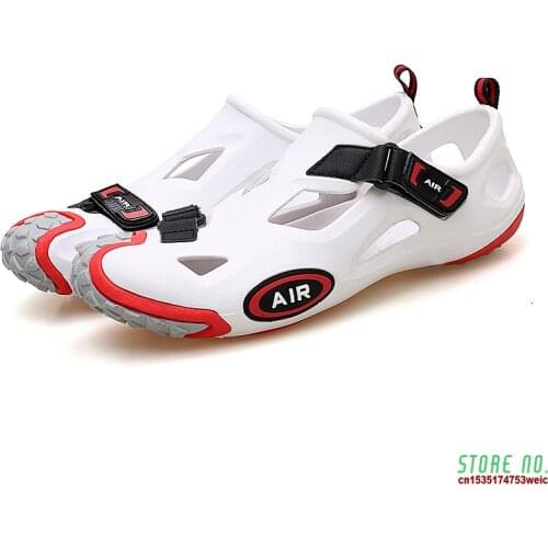 Outdoor Sport Women Water Aqua Shoes Breathable Rubber Anti-Slippery Summer Beach Comfortable Sandals Shoes Men Large Size Shoes