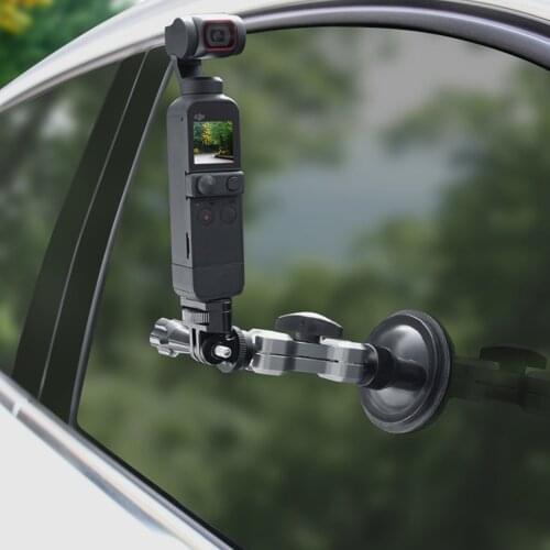 High Quality Adjustable Metal Sucker Mount in Car For Osom Action/Osome Pocket/Pocket 2/Gopro/Insta360 Serise Action Camera