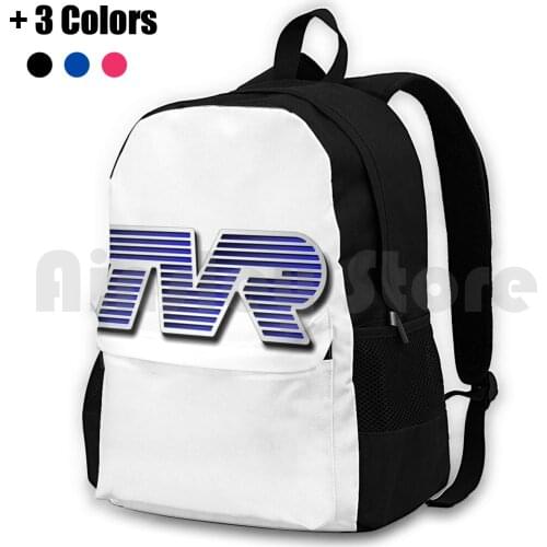 Tvr Logo Colorful Outdoor Hiking Backpack Waterproof Camping Travel Tvr Sports Car Sportscar British England English Uk Just