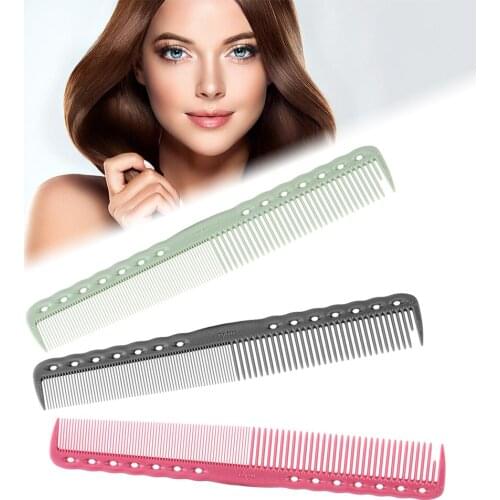 1PC Hair Comb Professional Anti-Static Plastic Health Care Flattop Hair Cutting Comb Salon Styling Tool Fashion18cm*2.8cm*0.5cm