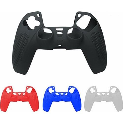 100pcs/lot Silicone Anti Slip Skin Case Cover For SONY Playstations PS5 Controller Skin Protection Case For PS5 Gamepad Controle