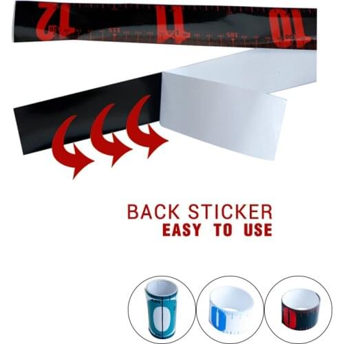 120*4cm PVC Waterproof Fish Measuring Ruler Back Paste Rulers Sea Fishing Accurate Boat Equipment Accessories Fishing Tools