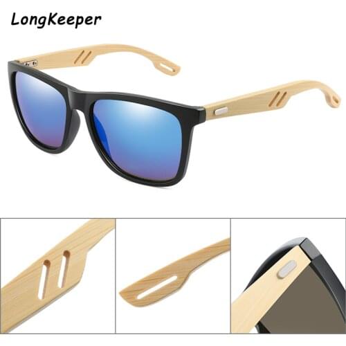 2020 Retro Wood Sunglasses Men Bamboo Sunglasses Women Brand Design Sport Goggles Mirror Sun Glasses Shades lunette Gafas de sol