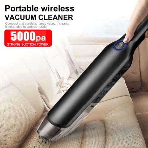 Car Vacuum Cleaner Rechargeable Cyclone Suction Handheld Car Vacuum Cleaner Cordless Wet Dry Vacuum Cleaner For Home Car