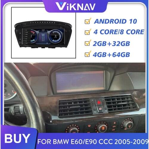Autoradio 2din Android10.0 Stereo receiver Car radio For BMW E60/E90 CCC 2005-2009 car multimedia player GPS navigation