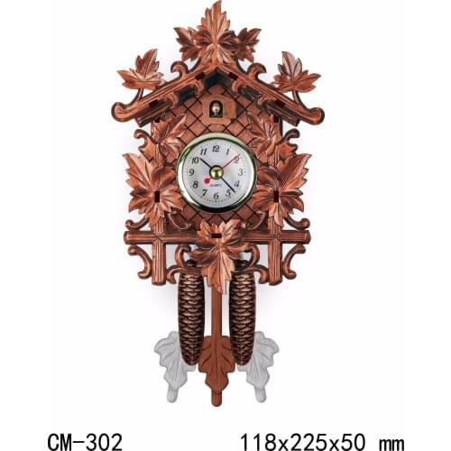 Gollum clock Cuckoo Clock Creative Wooden Living room Retro Clock DIY Medium Children Room Clock