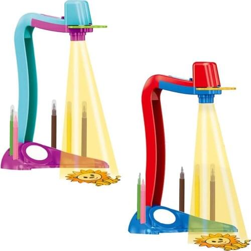 Child Smart Projector Light Fun Educational LED Projector Drawing Toy Kids Early Learning & Education Art Drawing Table Toys
