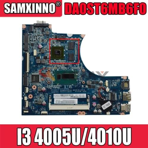 For Lenovo IdeaPad Flex 15 series laptop motherboard DA0ST6MB6F0 motherboard with CPU I3 4005U / 4010U 100% test work