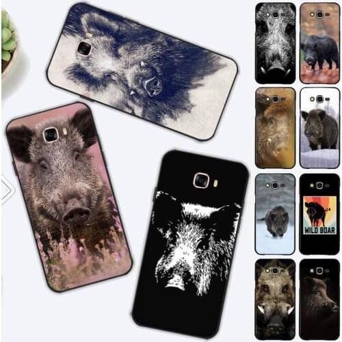FHNBLJ Wild Boar Animal Phone Case for Samsung J 2 3 4 5 6 7 8 prime plus 2018 2017 2016 core