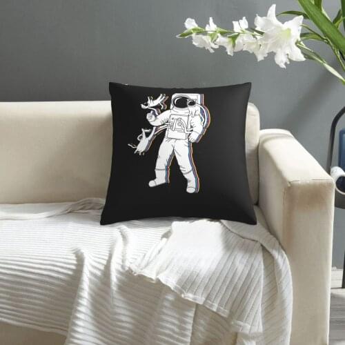 Intergalactic Cat Fancy pattern print Cushion Cover Decorative Pillowcase Chair Seat Square Car Pillow Cover Home Living Textile