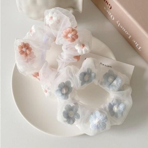 Korean Women Hearwear Girls Hairs Ties Striped Lady Scrunchies Ponytail Hair Female Holder Rope Pineapple Print Hair Accessories