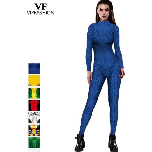 VIP FASHION Mystique Hero Anime Aquaman Wife Mera Cosplay Deadpool Sexy Costume Carnival Halloween Costumes For Adult