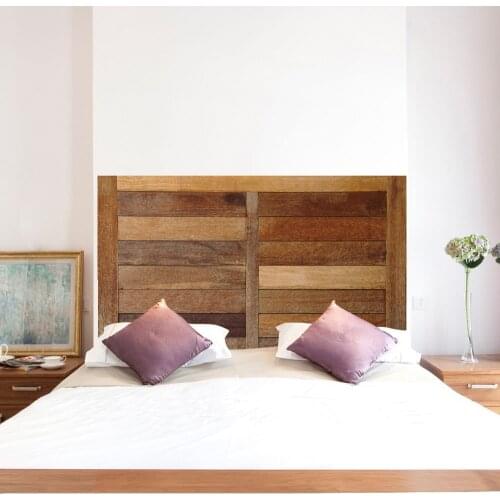 Creative simulated wood texture childhood bedside sticker imitation wood decoration wall sticker bedroom background wall