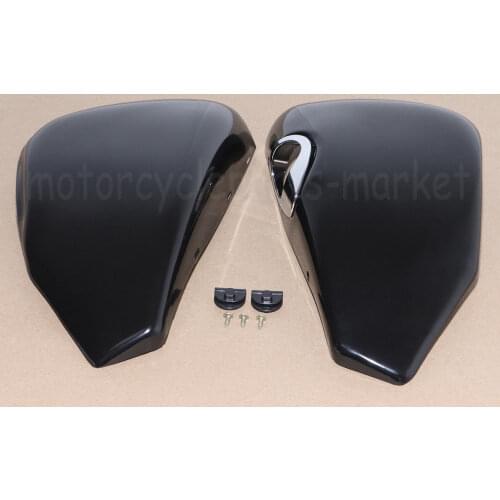 Left&Right Oil Tank Side Battery Cover Fairing Guard for Harley Sportster 48 72 Iron XL 883 1200 Nightster Roadster 2004 - 2013