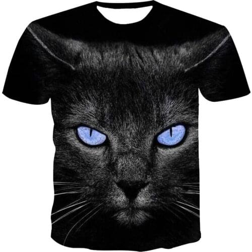 2021 New Arrival Digital 3d European Style Print T-shirt European and American Mens Loose Short Sleeve Anime T-shirt Clothing