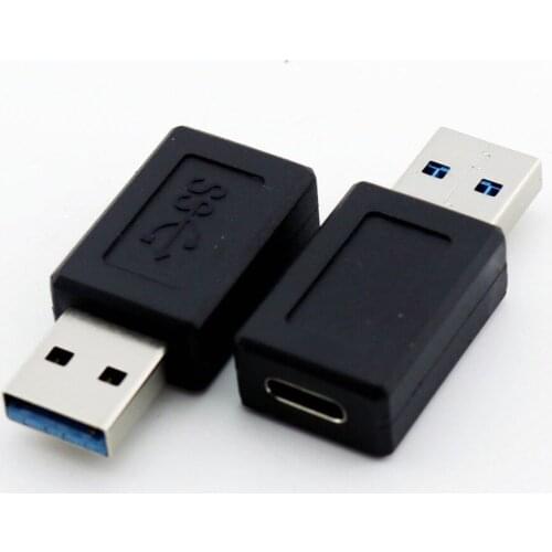 10x Portable USB 3.0 A Male To USB 3.1 Type-C Female Data transfer Charging Adapter Connector Male To Female Converter