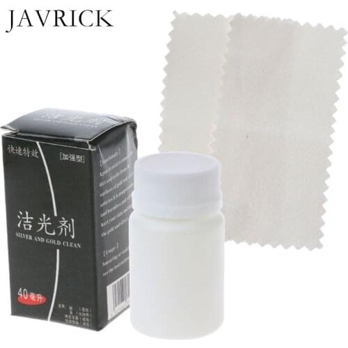 40ML Jewelry Cleaning Polishing Cloth Liquid Anti-Tarnish Silver Gold Cleaner Craft Tool DIY Accessories Jewelry Making Tool