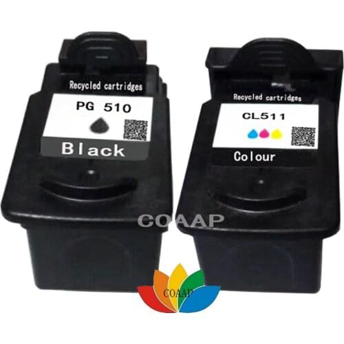 1 set PG510 CL511 Compatible ink cartridge for Canon PIXMA MP490 MP230 MP250 MP280 MP492 MP495 MP240