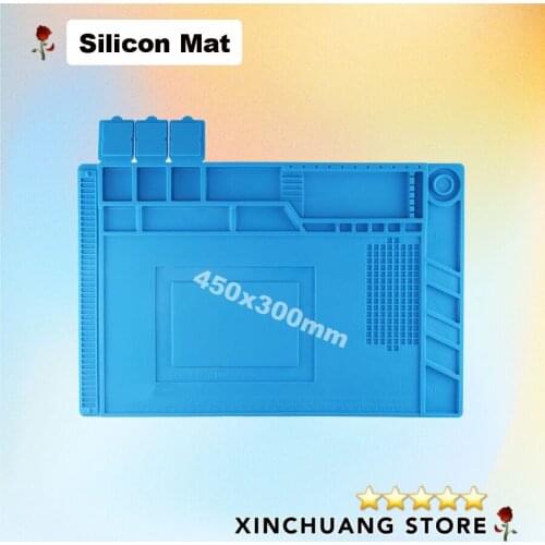 High Temperature Resistant Silicone Soldering Work Pad for mobile phone/PCB/BGA repair
