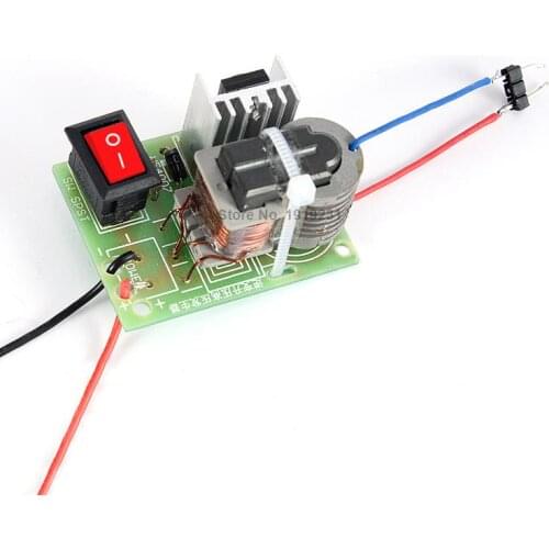 15KV High Frequency DC High Voltage Arc Ignition Generator Inverter Boost 3.7V DIY Kit U Core Transformer Suite