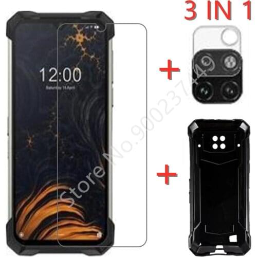 3-in-1 Case + Camera Tempered Glass On For Doogee S88 Pro ScreenProtector Glass For Doogee S88 2.5D Phone Glass