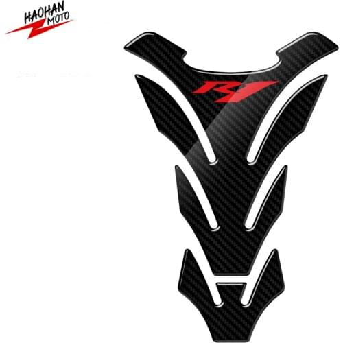 For Yamaha YZF-R1 R1 Tankpad 3D Carbon-Look Motorcycle Tank Pad Protector Stickers
