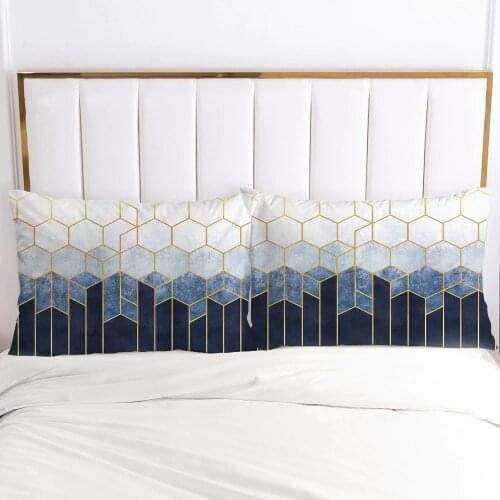 100% Polyester Fiber Pillowcase Nordic Morden pillow case Bedding cover envelope custom Pillow Case Cover 45x45 50x70 70x70