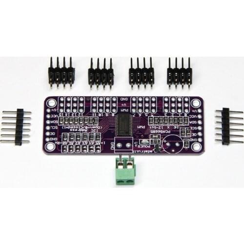 16 Channel 12-Bit PWM / Servo Driver-I2C Interface PCA9685 For Arduino Or Raspberry Pi Shield Modul Servo Shield