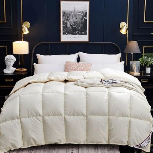 150x200cm/200x230cm Soft Goose Down Comforter Duvet Winter Down Blankets Feather Bed Soft Winter Blanket Comforter Quilted Quilt
