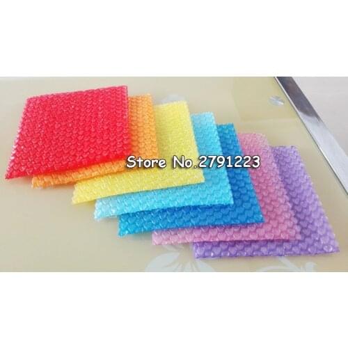 20x20cm New Heart-shaped Bubble Bags Inflatable Bag Foam Wrap For Packing Material Gift Decoration 50pcs