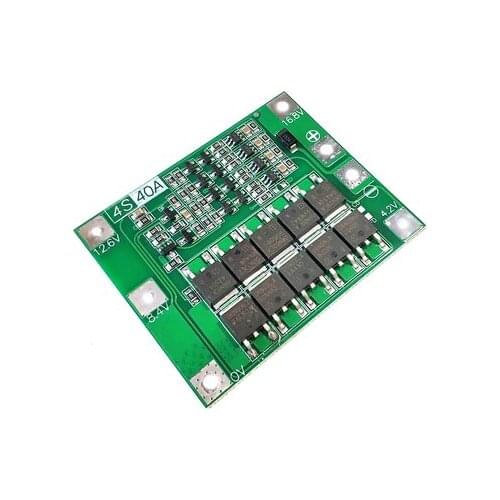 4S 14.8V 16.8V 40A 18650 Lithium Battery Charger Protection Board 4 Serial Li-ion Battery Charger Overcurrent Protection Module
