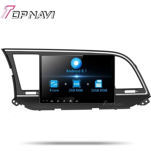 2 din Autoradio 10.1 Inch Android 8.1 Car Auto Multimedia player For Hyundai Elantra 2016 Stereo Car GPS Navigation NO DVD Video