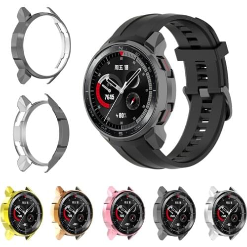 For Huawei Honor Watch GS Pro Case Cover Plating Soft TPU Protector Bumper For HONOR GS Pro Watch Cases Protective Frame Shell