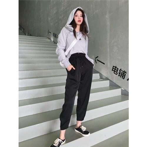 Cuwhf Women's Trousers Harem Pants
