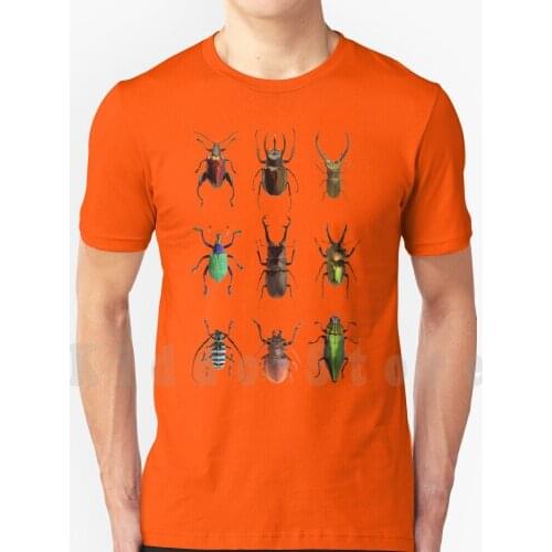 Beetles #1 T Shirt DIY Big Size 100% Cotton Entomology Science Insects Zoology Entomologists Study Life Cycle Environment