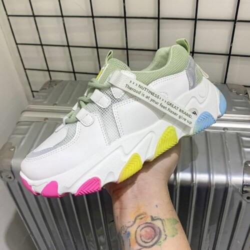 Casual Shoes for Women Breathable Sneaker Fashion High Quality Adults New Trend Fashion Shoes Matching Flat Platform Casual