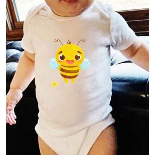 Infant Outfits Bodysuit for Newborns Bee Printing Newborn Baby Clothes Boys Girls Toddler Jumpsuits Winter Kids' Things