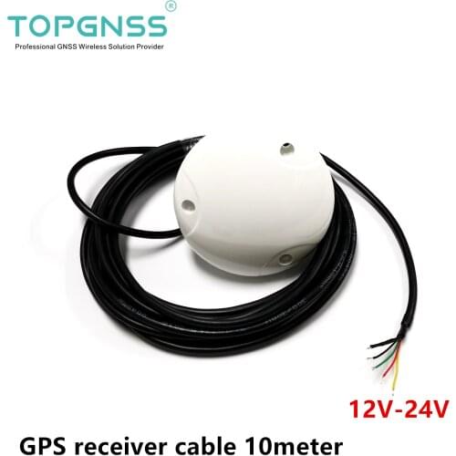 NewCable 10meter NEW NMEA0183 4800bps RS232 GPS marine GPS Rreceiv module Marine GPS recevier antenna DIY connector