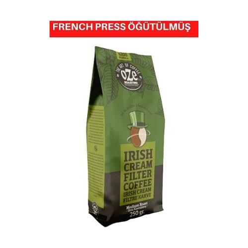 Oze Irish Cream Flavored Filter Coffee 250G. (Ground For French Press)