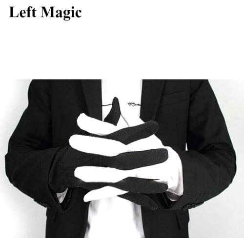 Glove to zebra silk close up magic trick professional magician street stage party magia props easy to do E3077