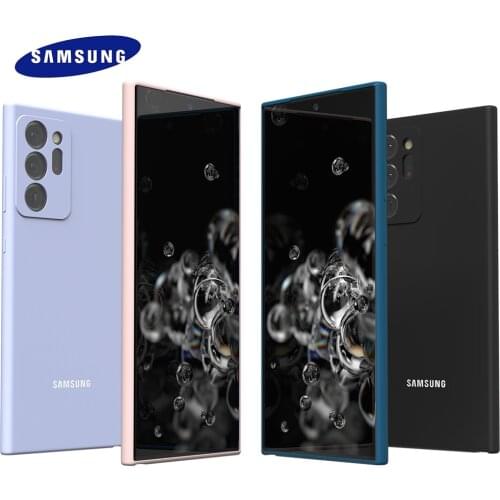 Samsung Galaxy Note20 Note20Ultra Case Liquid Silicone Shell Soft Silky Tpu Camera Full Protective Cover For Note 20 Ultra