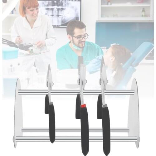 Dental Orthodontic Stainless Steel Stand Holder Pliers Forceps Scissors Rack Tool