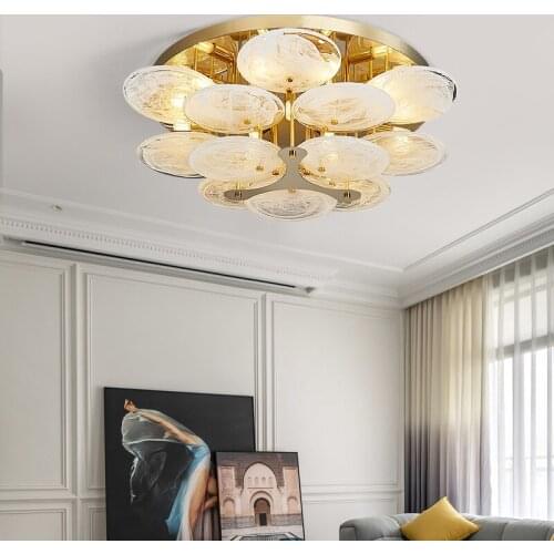 Postmodern light luxury simple stainless steel living room ceiling lamp model bedroom study aisle staircase creative lamps