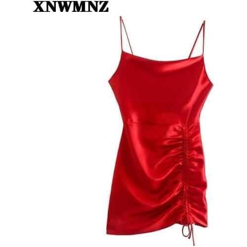 Красные летние платья XNWMNZ China At AliExpress