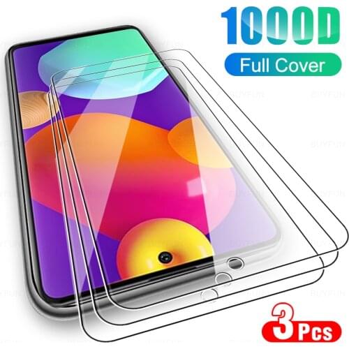 3pcs HD Full Cover screen protector film For samsung samsun samung galaxi m62 m 62 Explosion proof tempered protective glass