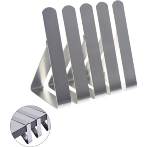 Stainless Steel Tablecloth Tables Cover Clips Holder Cloth Clamps Party Table Cover Clip Home Garden Supplies